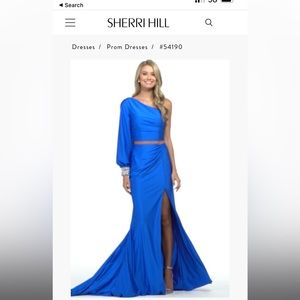 Sherri Hill prom dress size 0 very stretchy material normally wear a size 4.